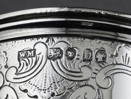 Rare Victorian Silver Coffee Percolator - Walter Morisse